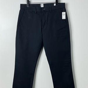 GAP Men's Modern Khakis Skinny Fit Black Size 32/32